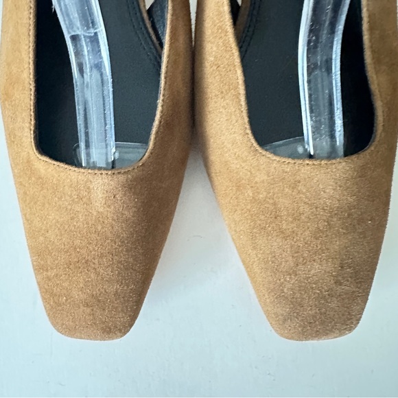 NEW Vince Hart Cinnamon Suede Slingback Women's Kitten Heels, Sz 9 - Picture 5 of 14